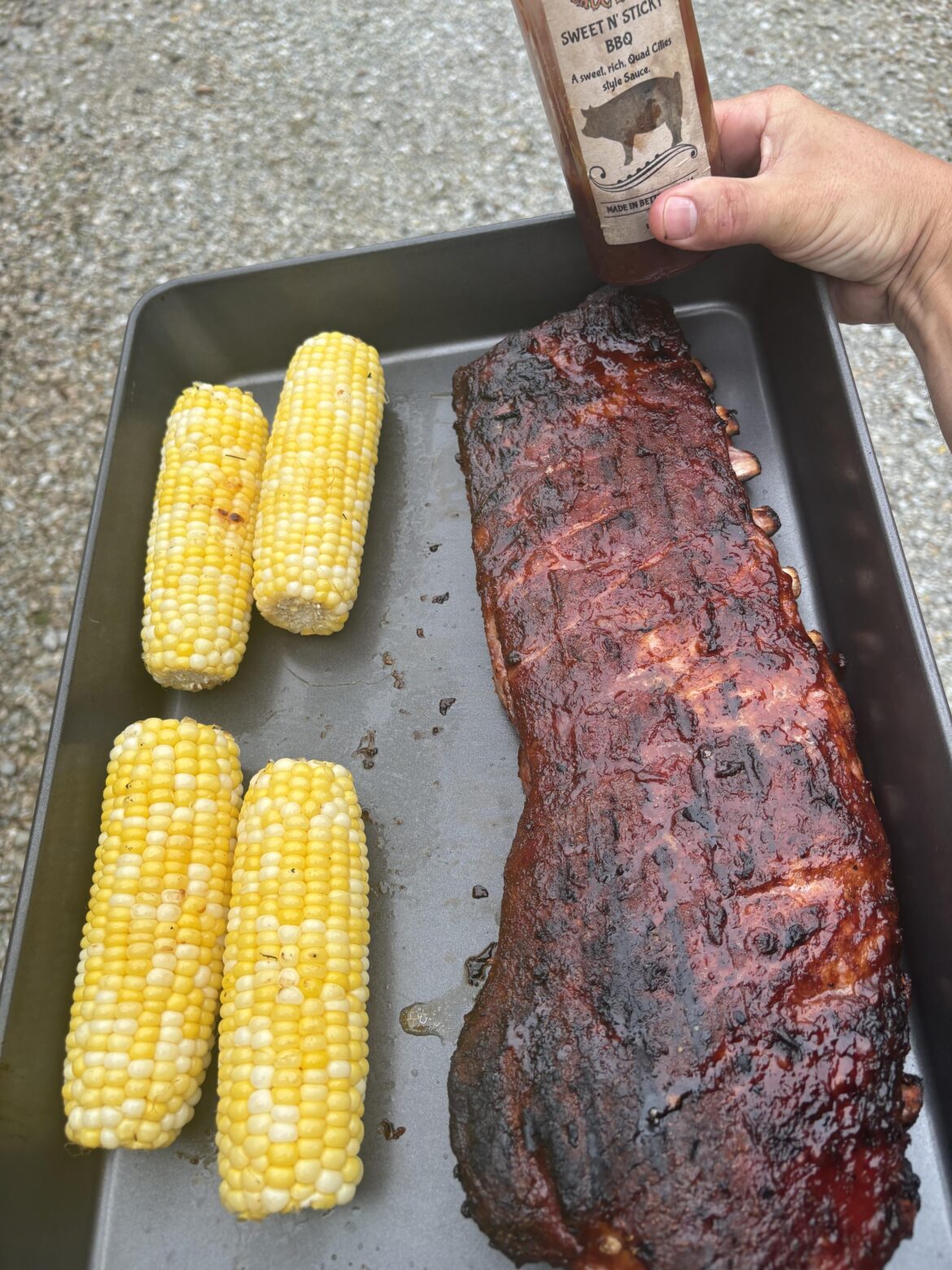 Ribs and corn! 🤤