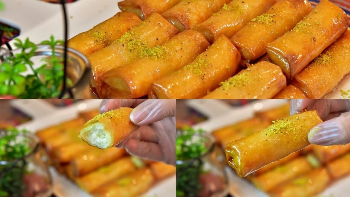 Lebanese Znoud El Sit Dessert | Easy Recipe at home | Arabic Dessert Recipe