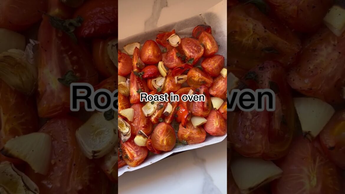 Roasted Tomato and Capsicum Soup Roasted Tomato and Capsicum Soup