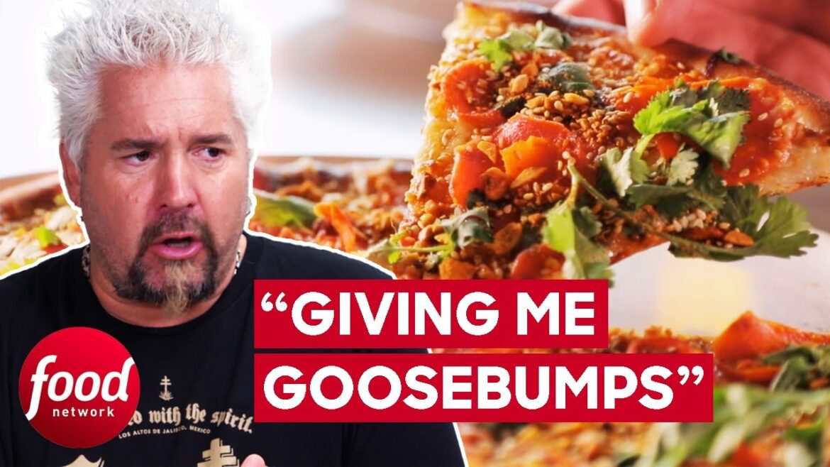 Guy Fieri Tries Renowned CARROT Pizza! | Diners, Drive-Ins & Dives