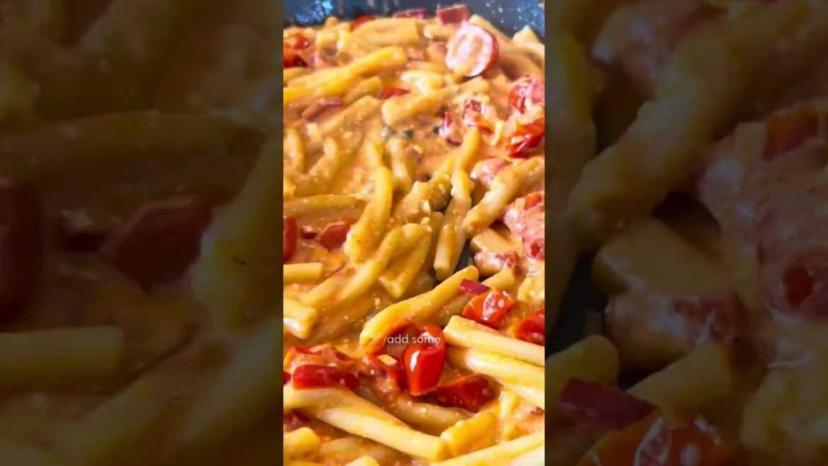 Σιουφιχτά με φέτα & ντοματίνια – Καλοκαιρινή μακαρονάδα στο τηγάνι| Petros Maounatzis