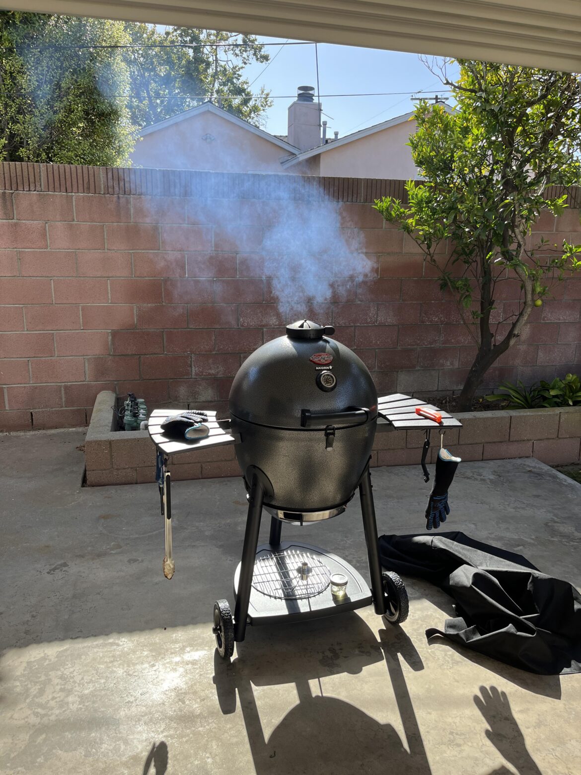 Is this too much blue smoke?