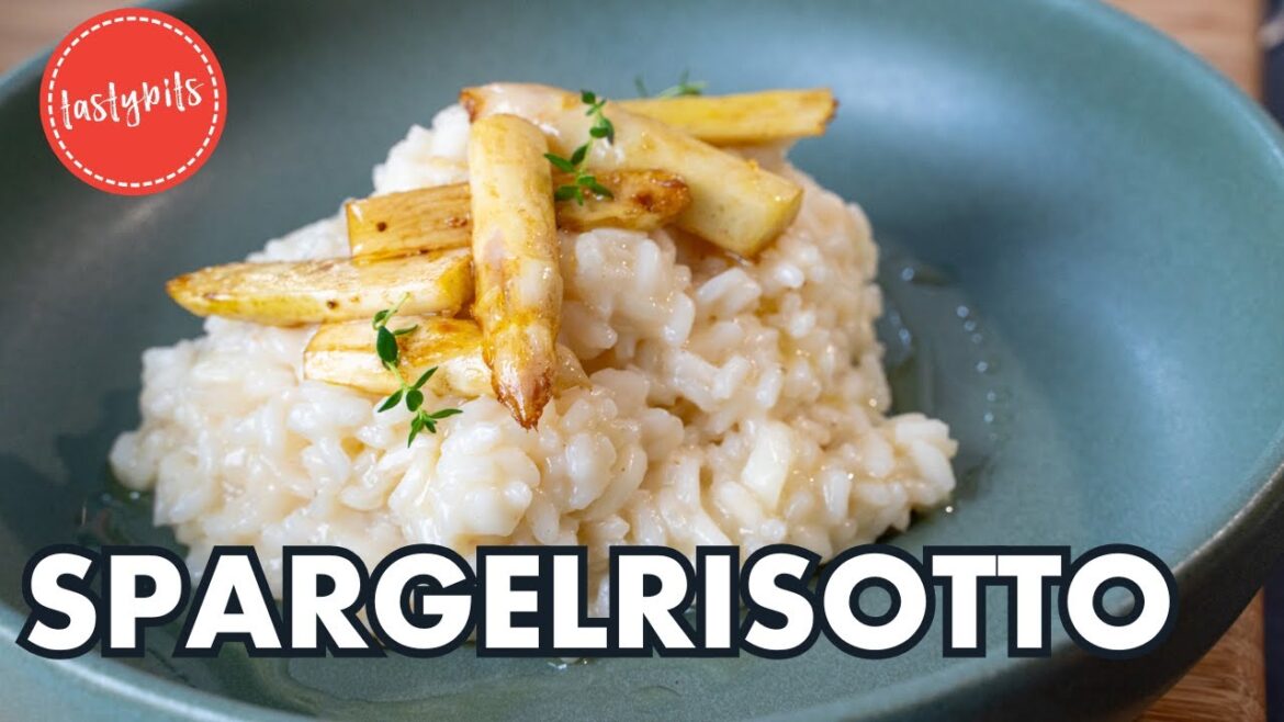Perfektes Spargelrisotto mit weißem Spargel (oder mit grünem Spargel!)