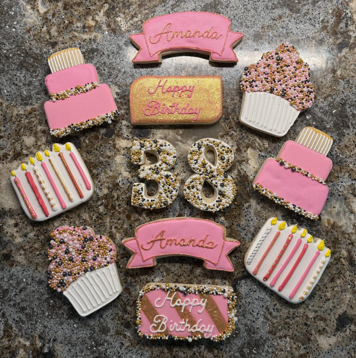 Birthday cookies for my best friend!