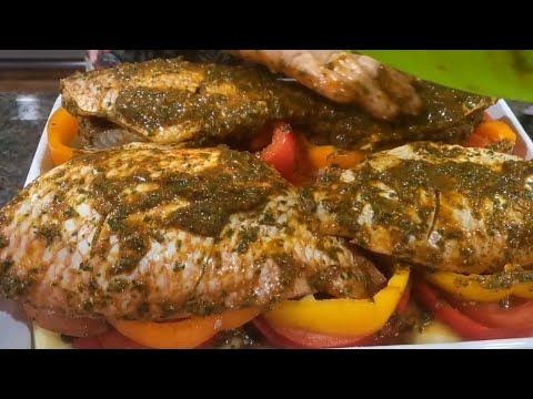 How to make Moroccan fish with chermoula sauce & veggies. الذ طاجين السمك المغربي بالخضر How to make Moroccan fish with chermoula sauce & veggies. الذ طاجين السمك المغربي بالخضر