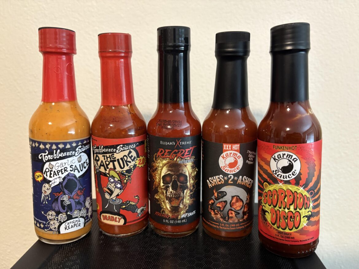 My latest batch of sauces just came in!