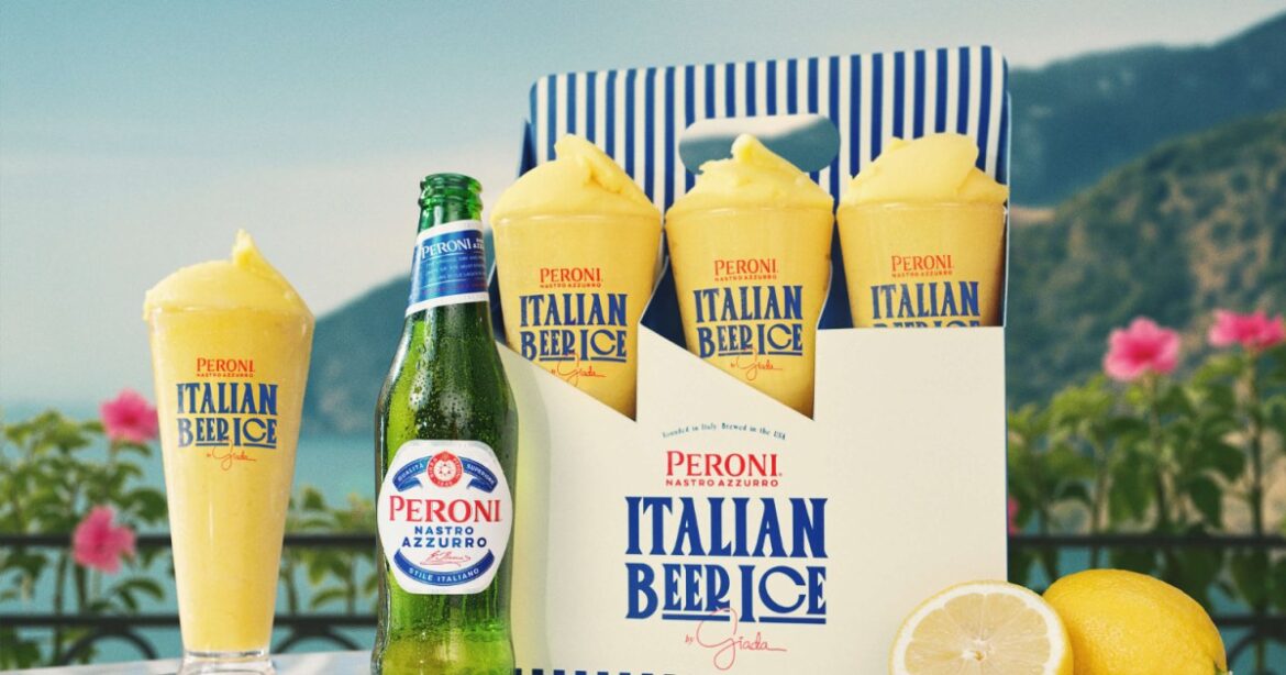 Peroni drops shaved Italian beer ice for summer sipping Peroni drops shaved Italian beer ice for summer sipping