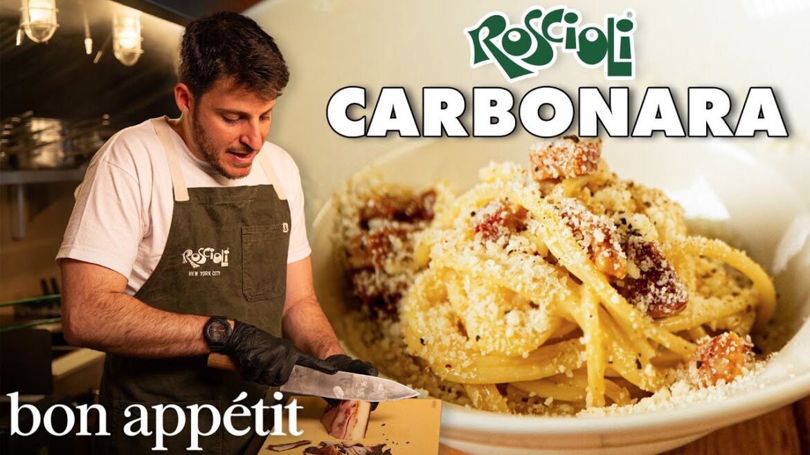 How The Best Carbonara in NYC is Made | Made to Order | Bon Appétit