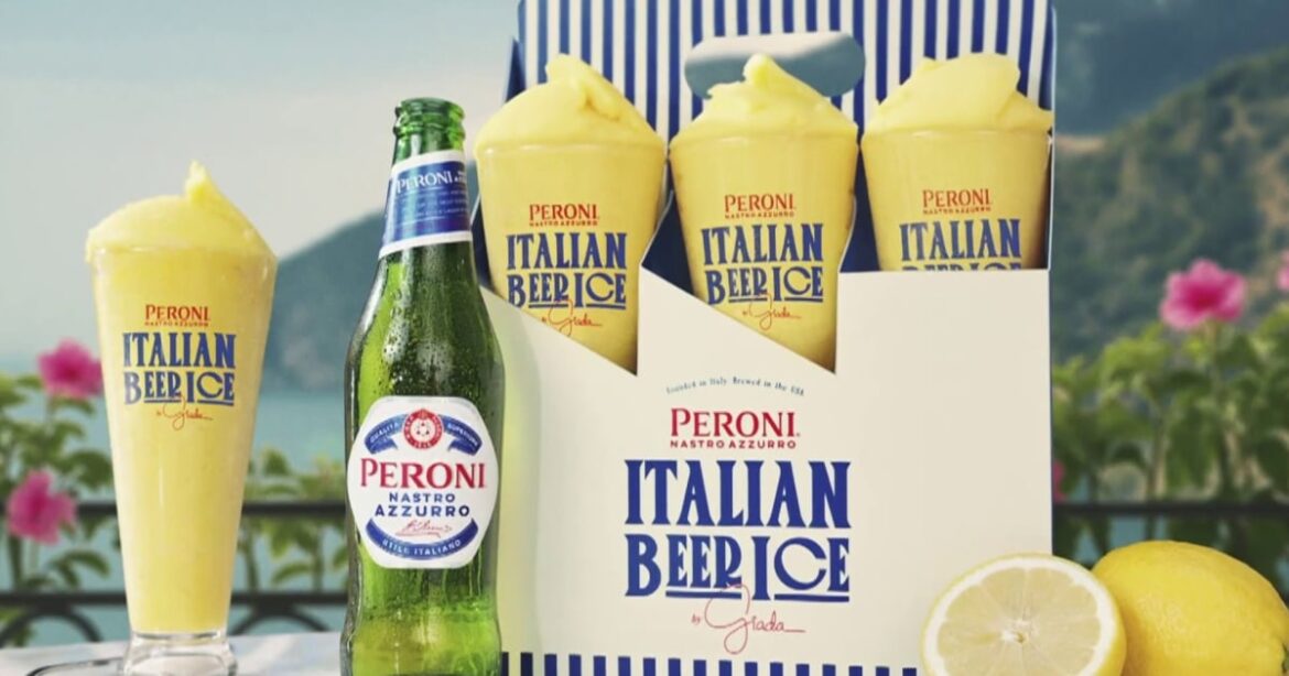 Giada De Laurentiis Teams up With Peroni for Italian Beer Ice Giada De Laurentiis Teams up With Peroni for Italian Beer Ice