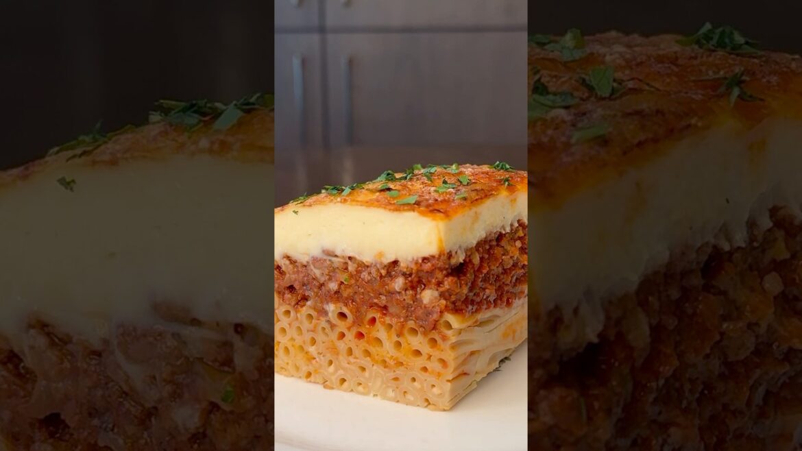 The BEST pastitsio #shorts