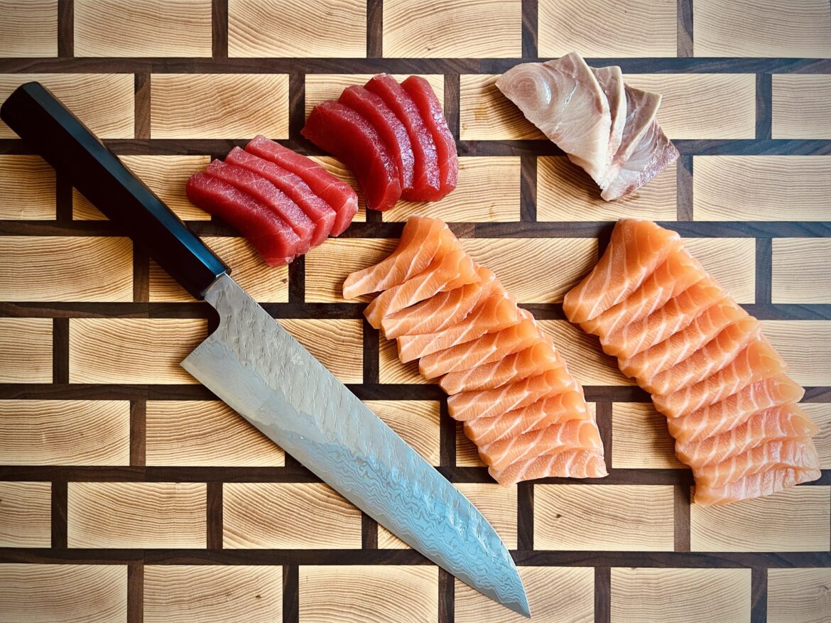 Sashimi at home is the best
