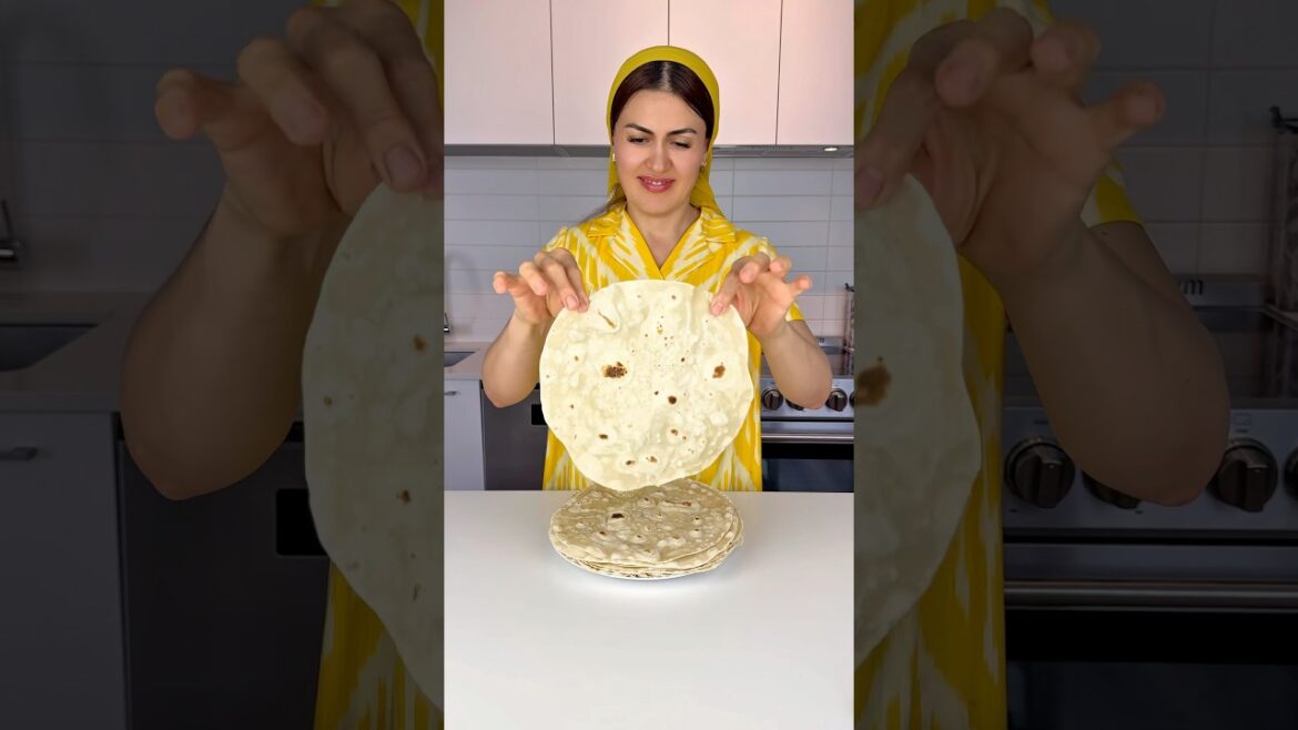 Very quick and tasty recipe for lavash, tortillas with only 4 ingredients