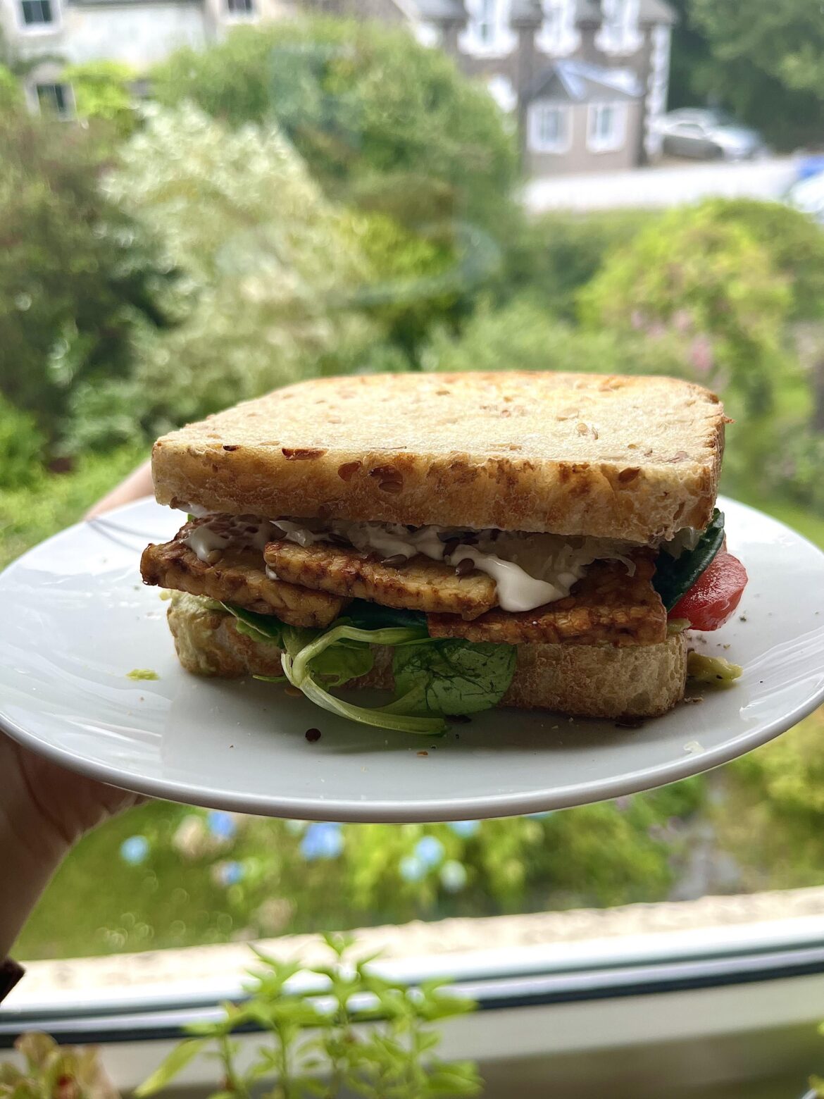 Obsessed with this tempeh sandwhich