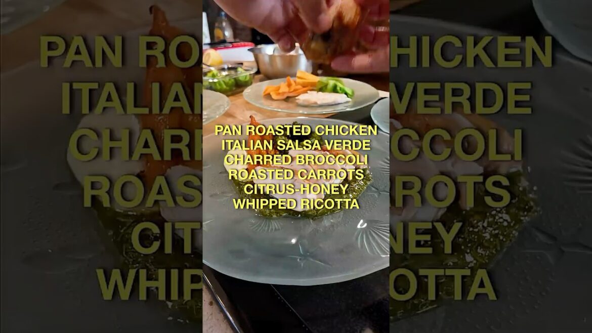 What I made as a personal chef in Beverly Hills. Pan roasted chicken. Italian salsa verde. What I made as a personal chef in Beverly Hills. Pan roasted chicken. Italian salsa verde.