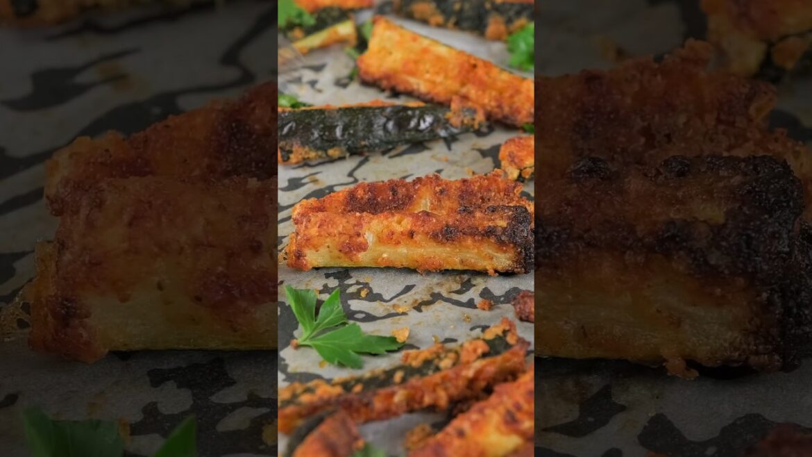 Oven Baked Parmesan Zucchini sticks #zucchini #recipe Oven Baked Parmesan Zucchini sticks #zucchini #recipe