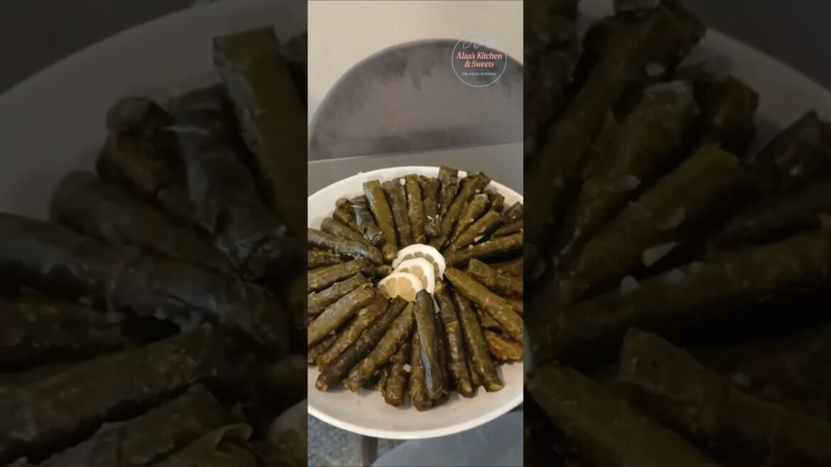 You've NEVER Tasted Stuffed Grape Leaves Like This! | Lebanese Warak Enab Recipe (Meat & Rice)