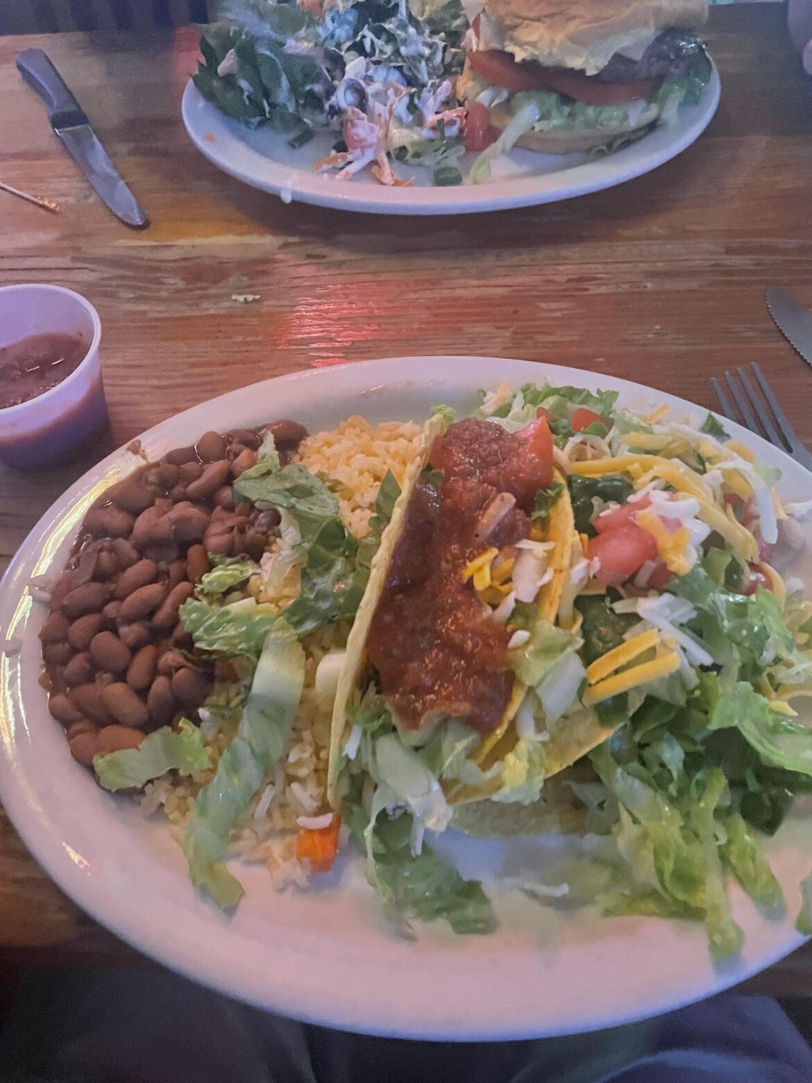 PSA crispy tacos at Chili Parlor