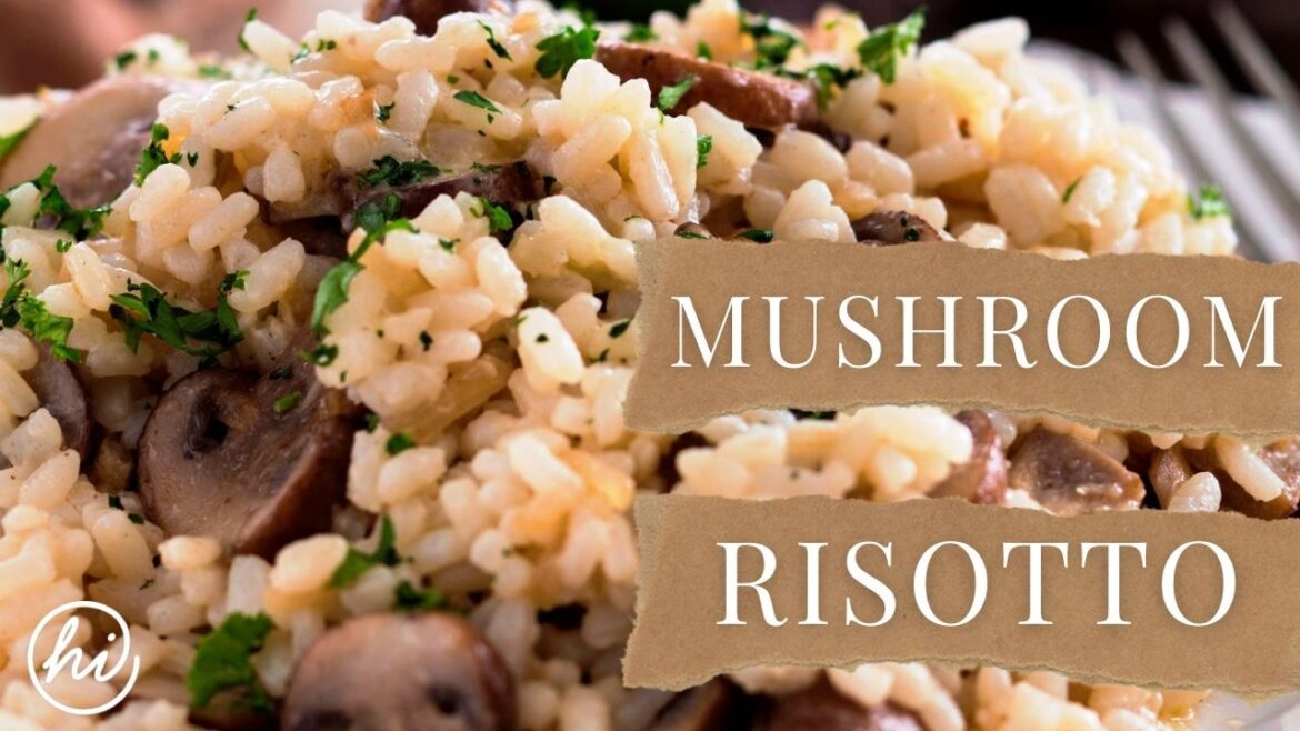 How to Make CREAMY MUSHROOM RISOTTO Like an Italian