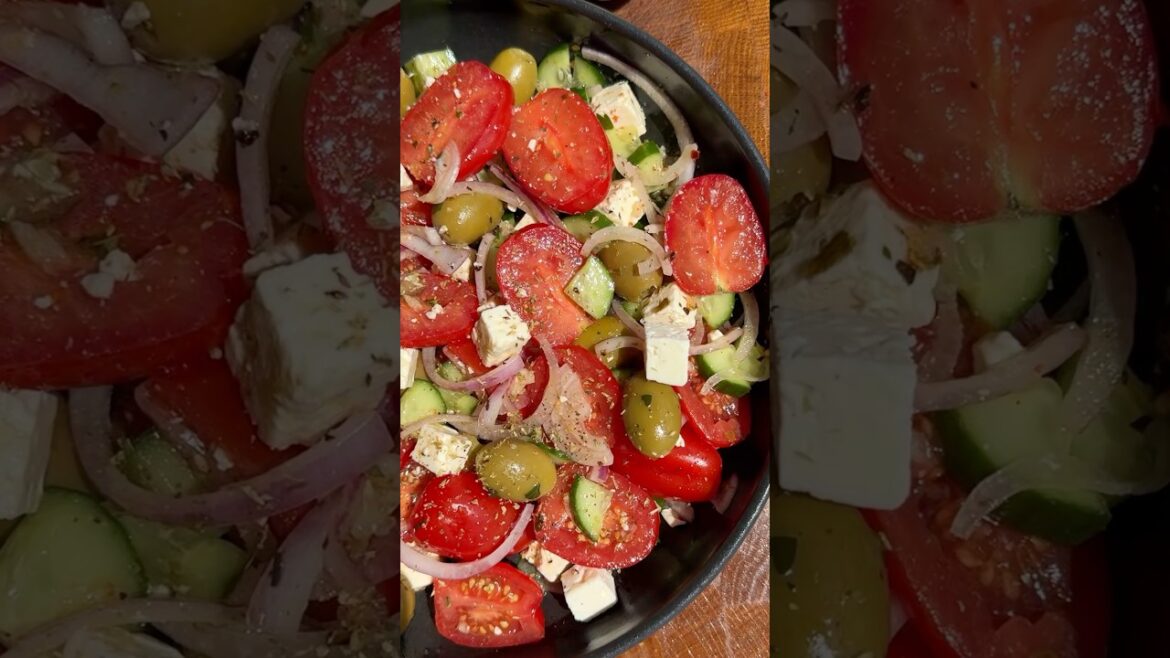 Greek Salad (With Feta Cheese)