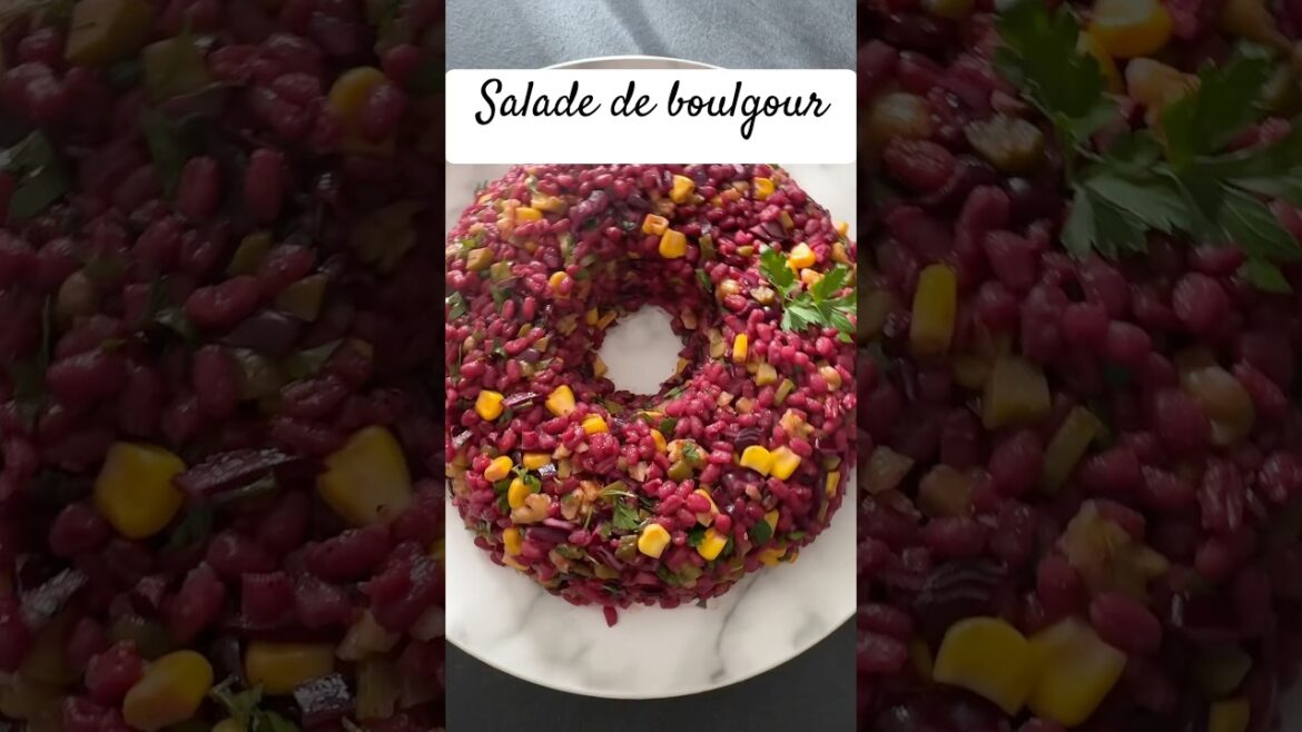 Salade de boulgour #cuisineturque #turkishfood #recettefacile #recetteturque #salade #boulgour