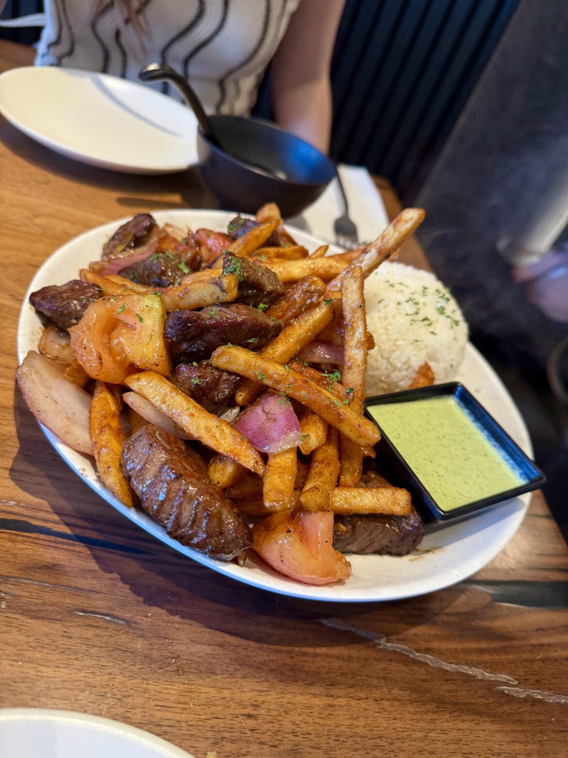 Lomo Saltado - First time trying Peruvian food, love it!