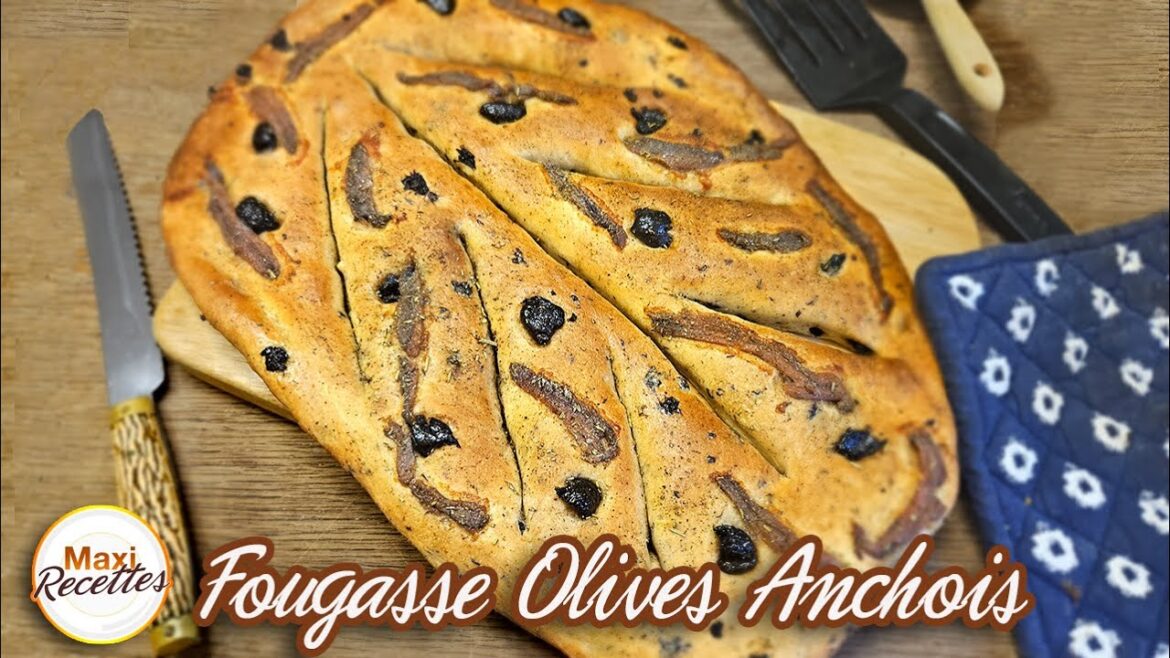 Fougasse Olives Anchois Recette Facile