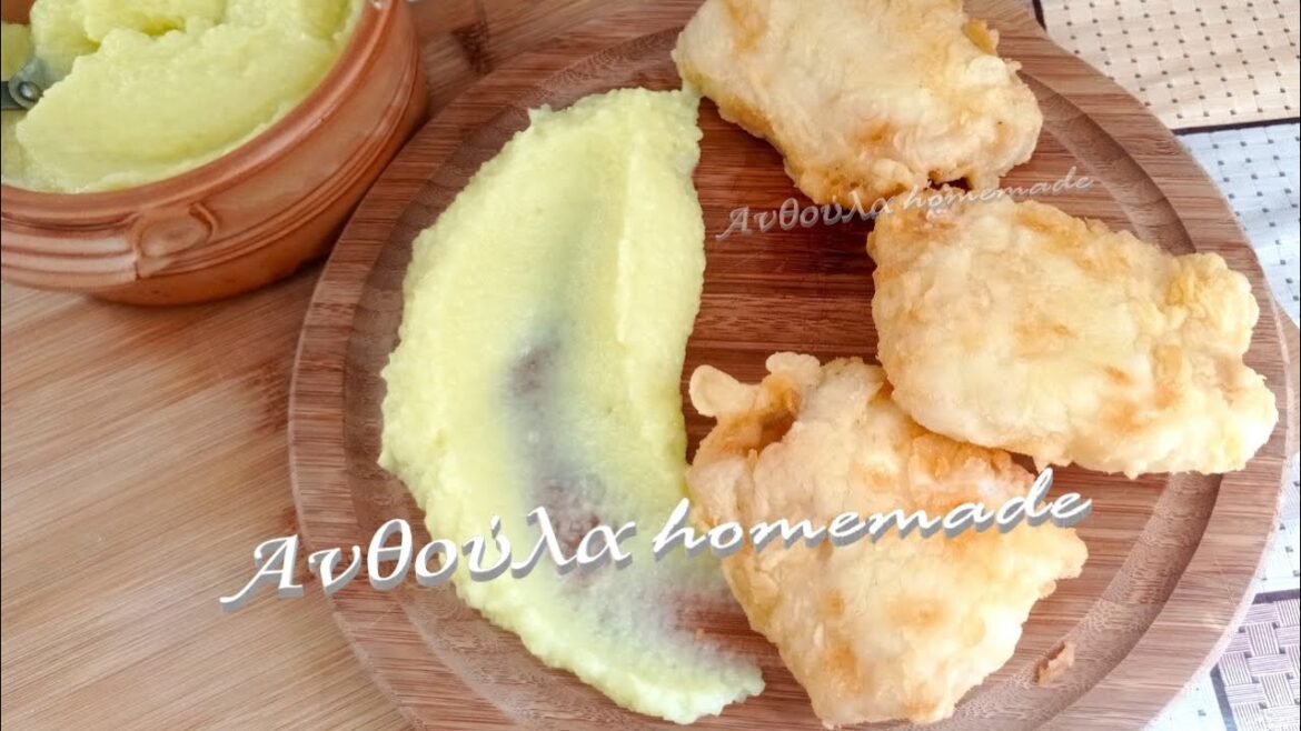 Μπακαλιάρος σκορδαλιά | Συνταγή μπακαλιάρο σε κουρκούτι νερού και σκορδαλιά πατάτας - αγιολί (aioli)