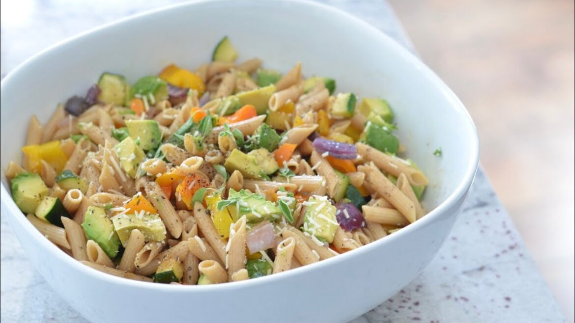 Fresh Grilled Veggies are the Secret Ingredient in This Meatless Pasta Salad