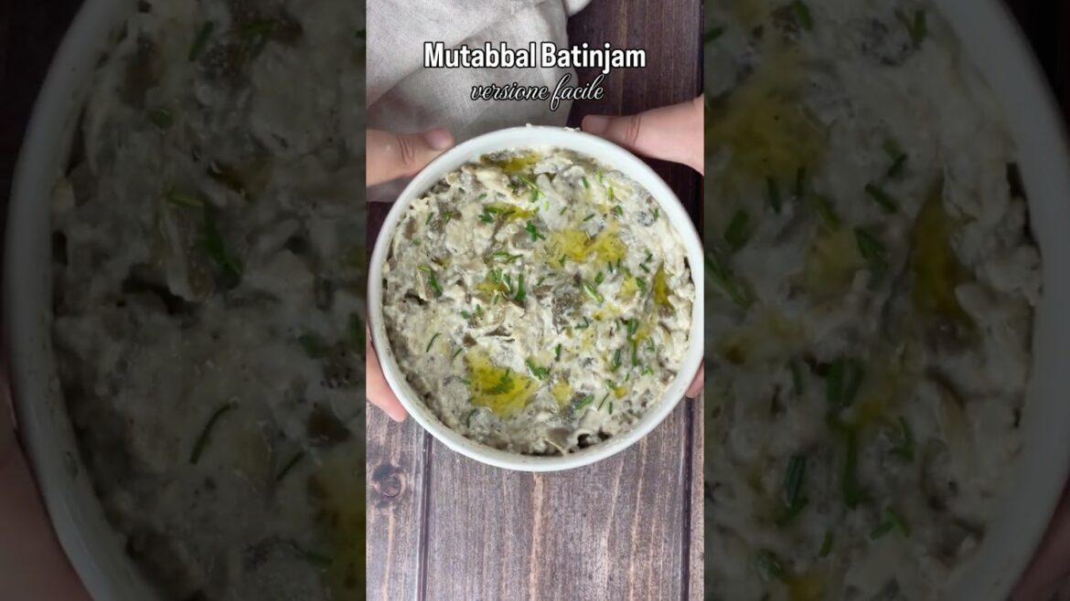 Mutabbal Batinjan la ricetta della crema libanese di melanzane #ricette