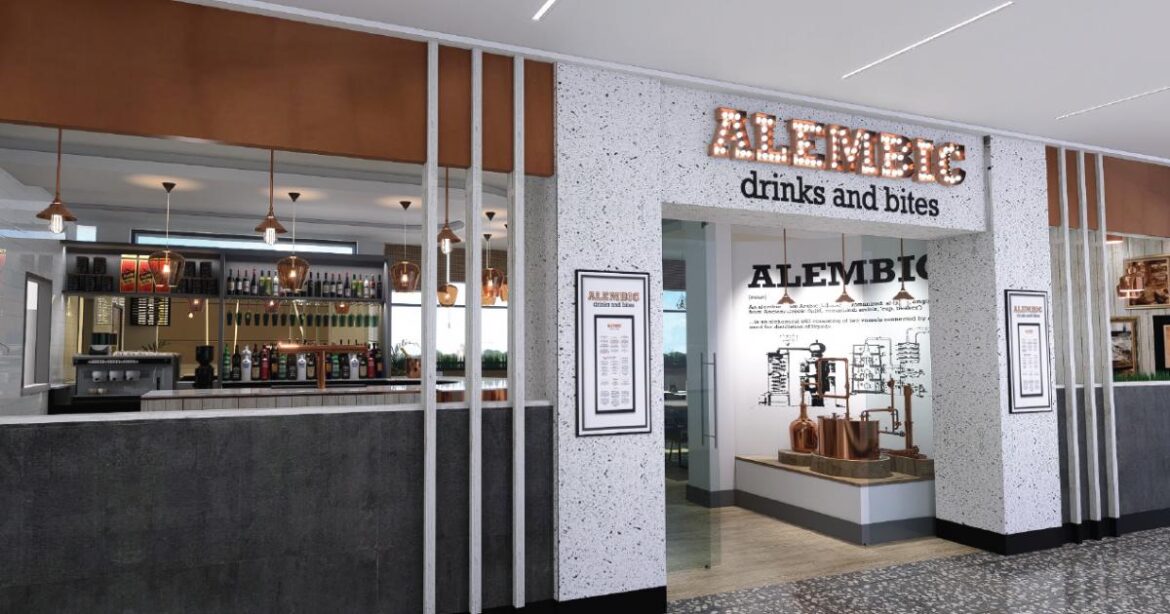 Alembic Mediterranean tapas restaurant at Bristol Airport