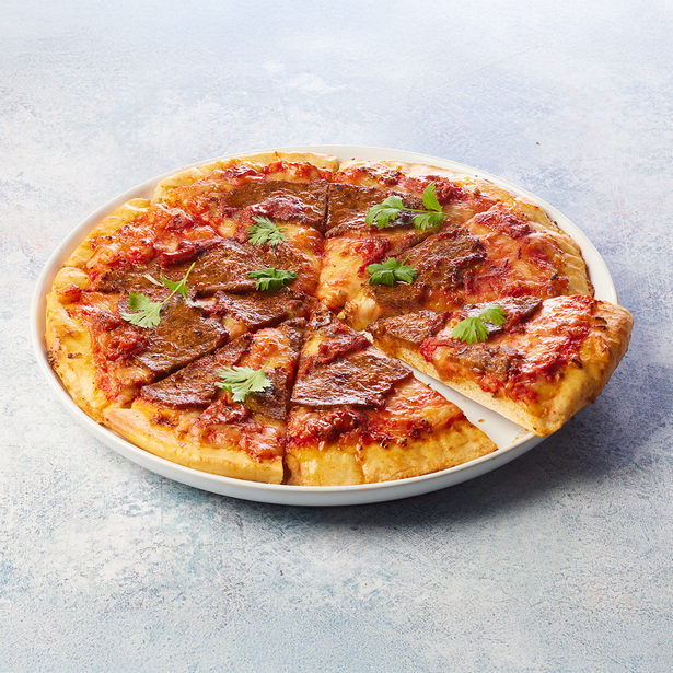 A picture of the new Doner Kebab Pizza