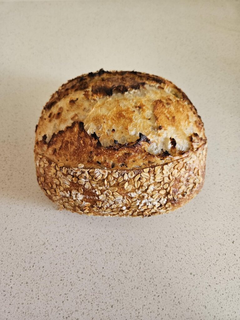 Toasted oat loaf
