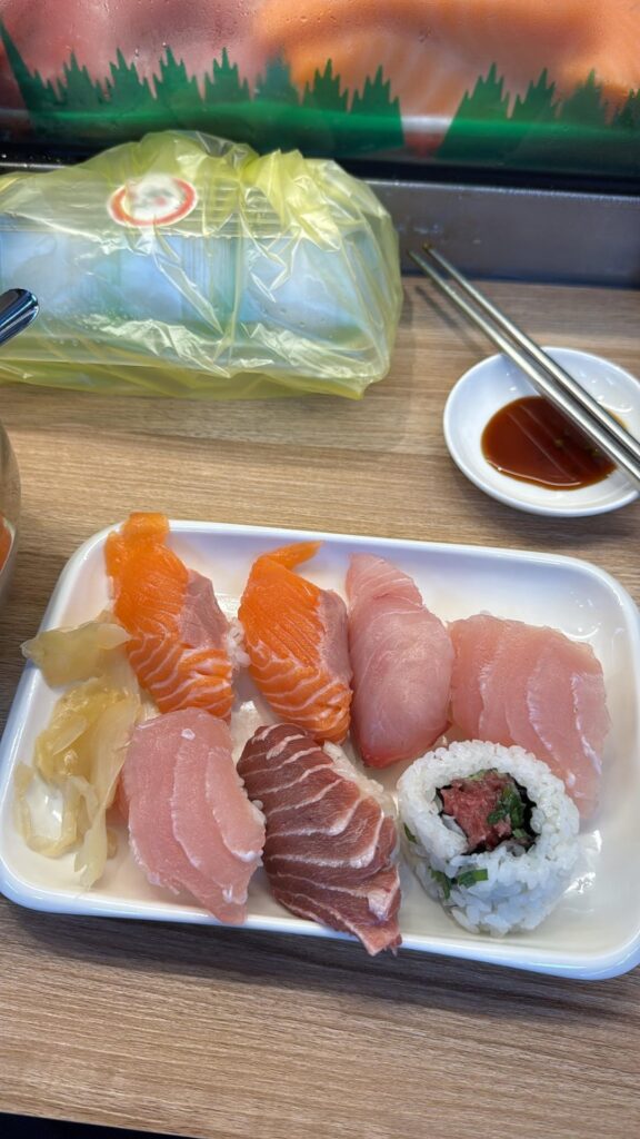 Sushi in Taiwan!!