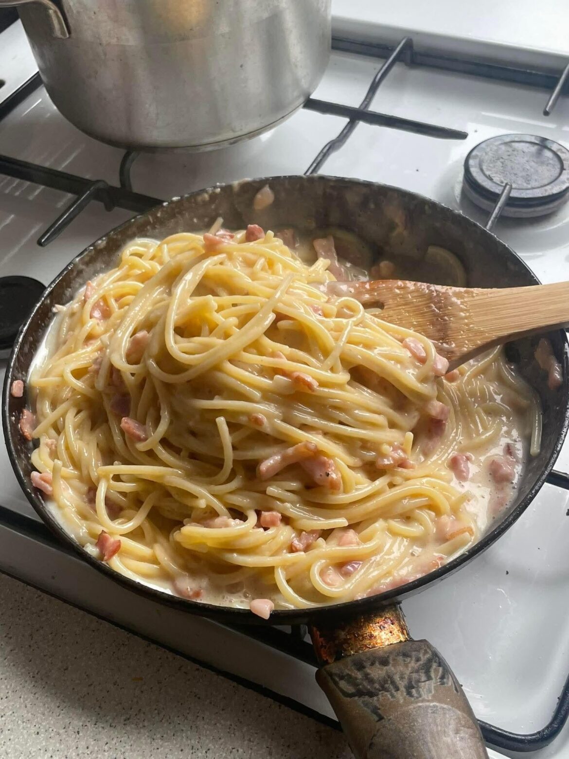 Carbonara I used to make when I was broke