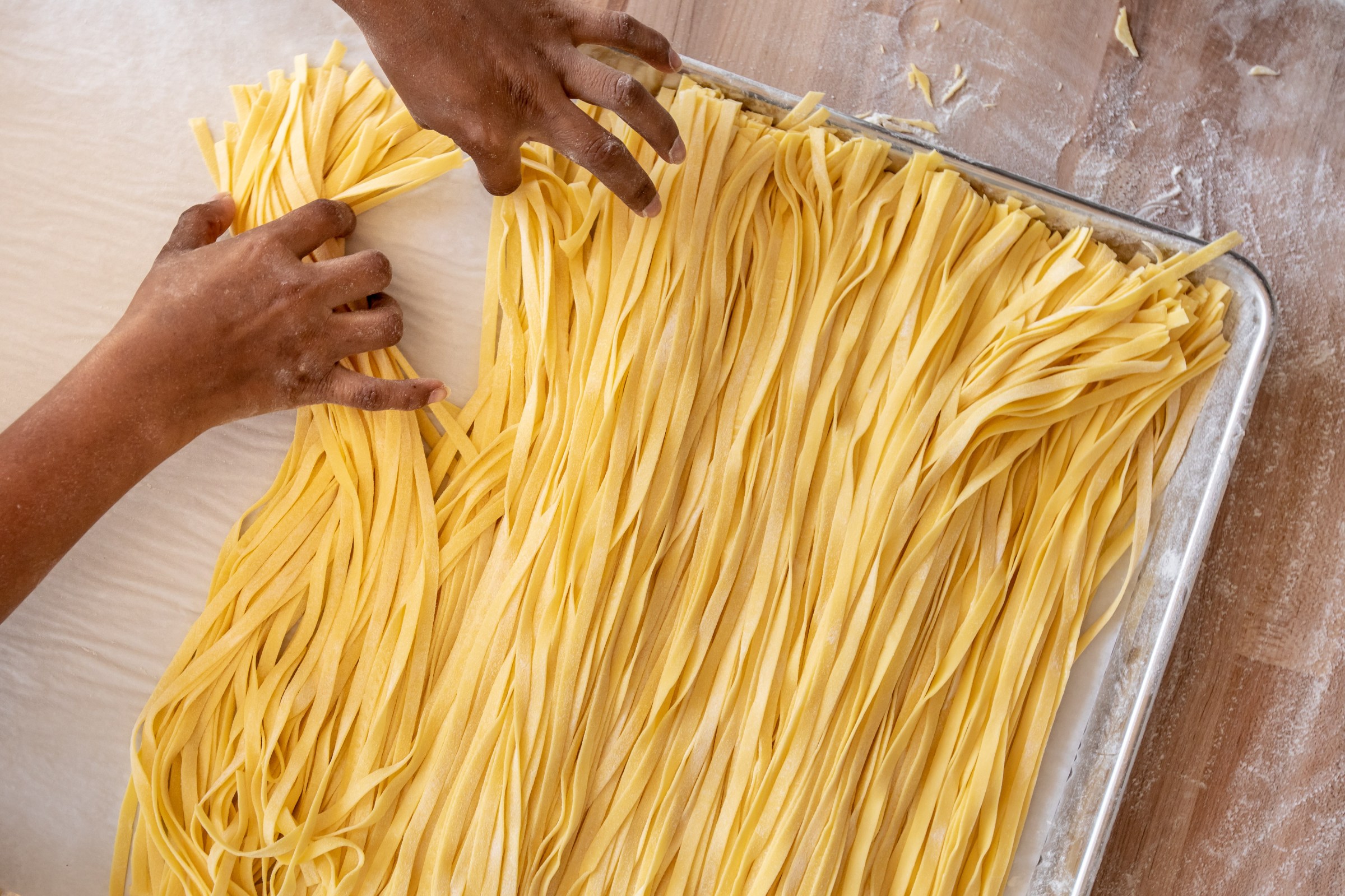 Fresh pasta at Misi.