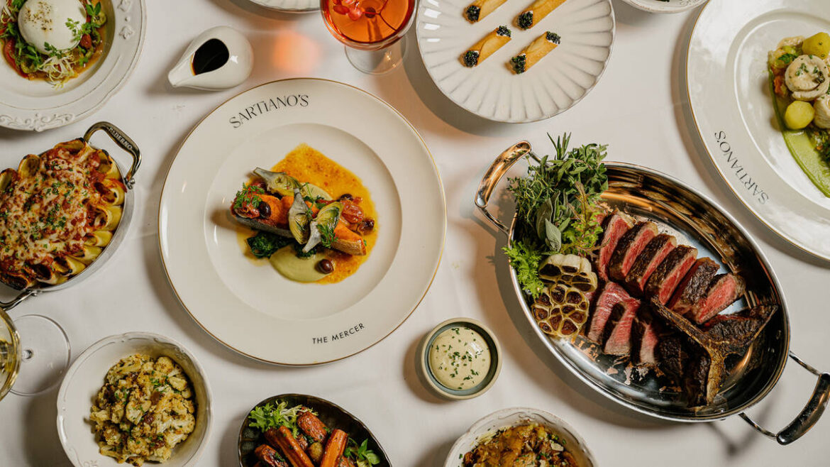 Sartiano’s Italian Steakhouse from New York city is coming to the Las Vegas Strip. A spread of dishes from Sartiano's Italian Steakhouse. An outpost of the New York City original ...