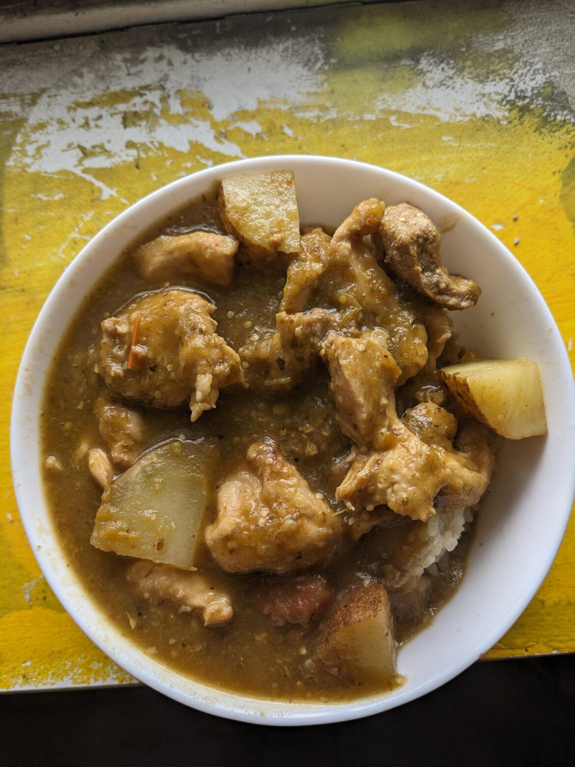 1st time chili verde