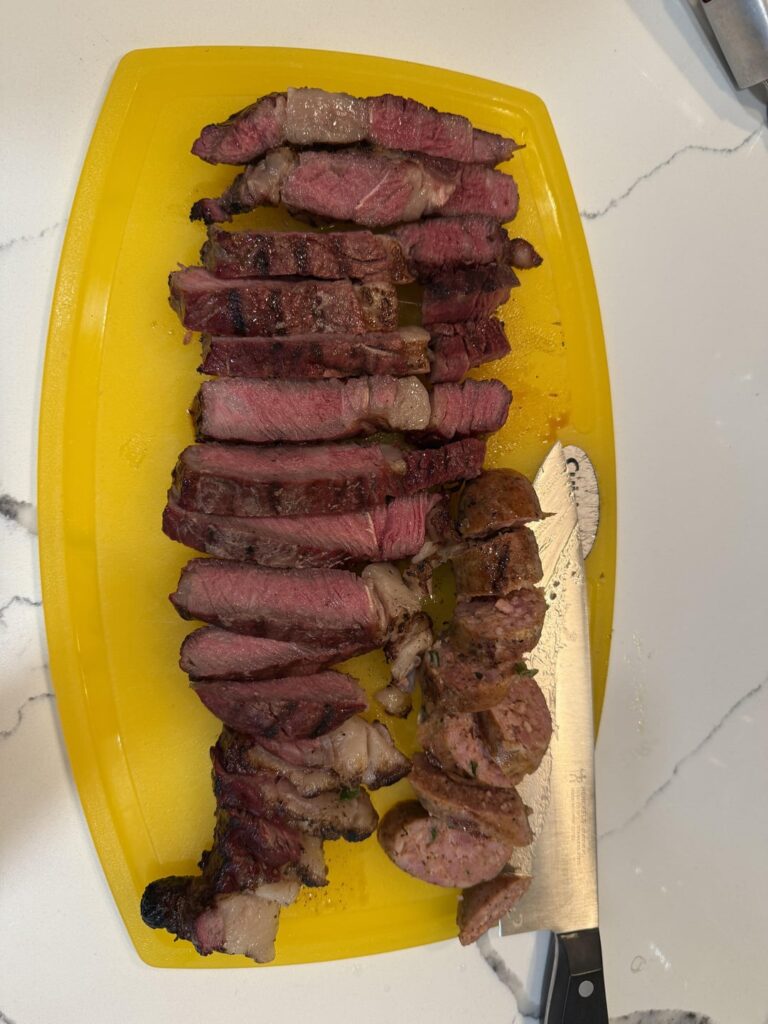 Steak at home > steak at restaurant