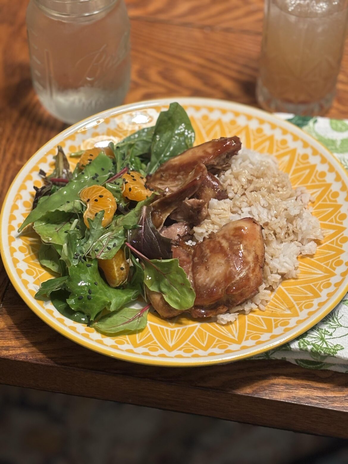 Honey soy garlic chicken