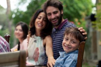 Italian parents and son in Florence