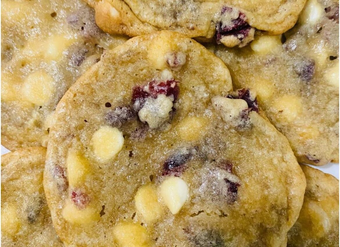 White Chocolate Cranberry Cookies