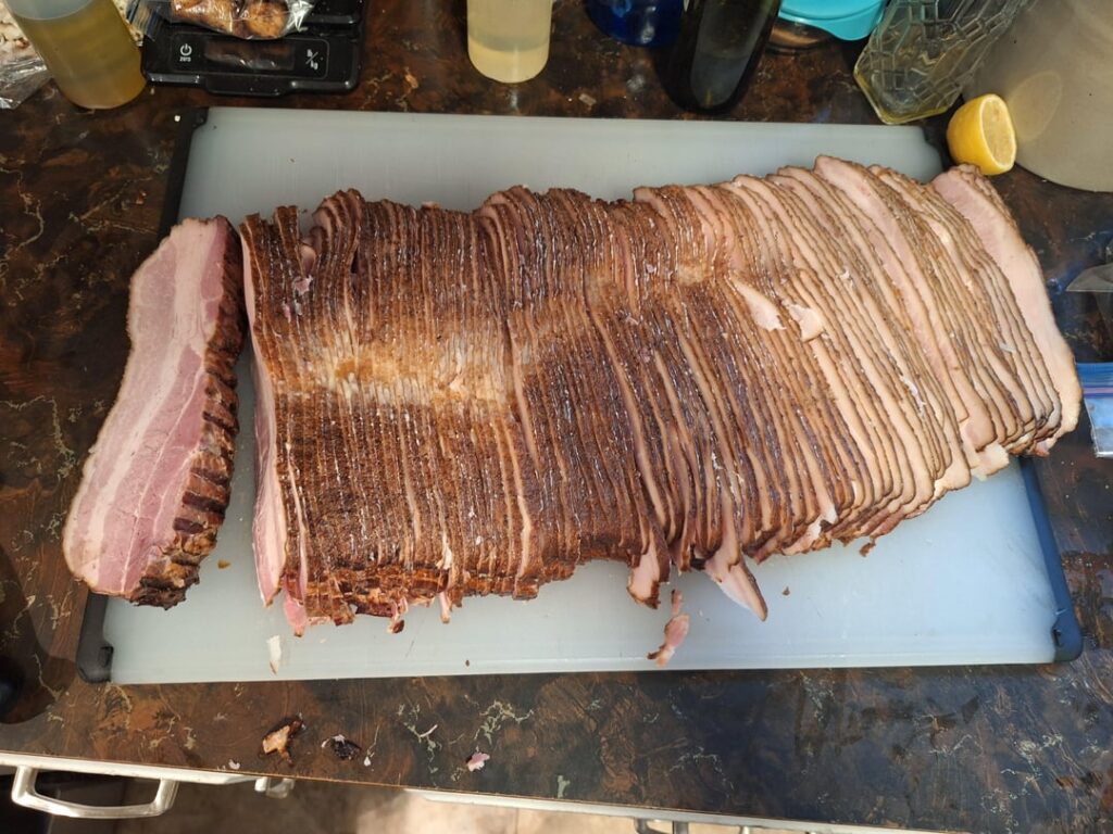Kettle Smoked Giant Belly!