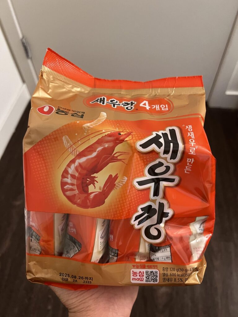 Is Shrimp Crackers (새우깡) on the rise again?