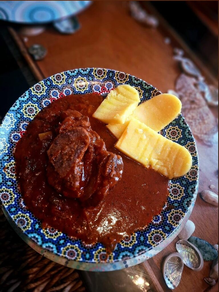 Homemade Ossobuco with Polenta