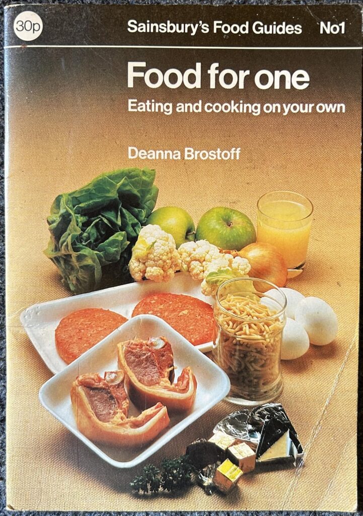 My first ever recipe book, 45 years old. A recipe I still use is enclosed