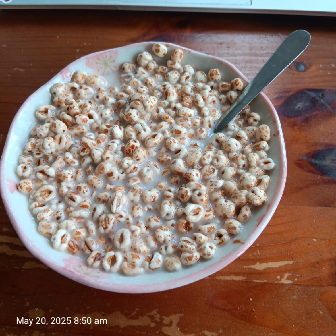 Puffed wheat feels like a cheat