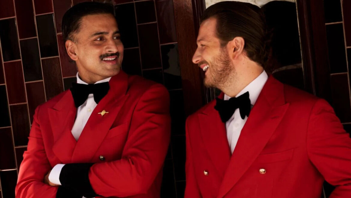 Syed Asim Hussain and Marc Hofmann outside their new restaurant, Jean-Pierre (Photo: Zed Leets/ Tatler Hong Kong)