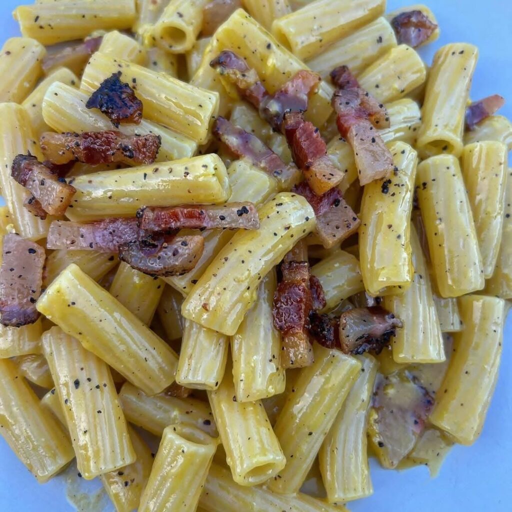 Lunch, Penne Carbonara