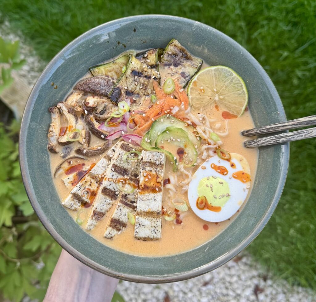 Creamy double tofu ramen