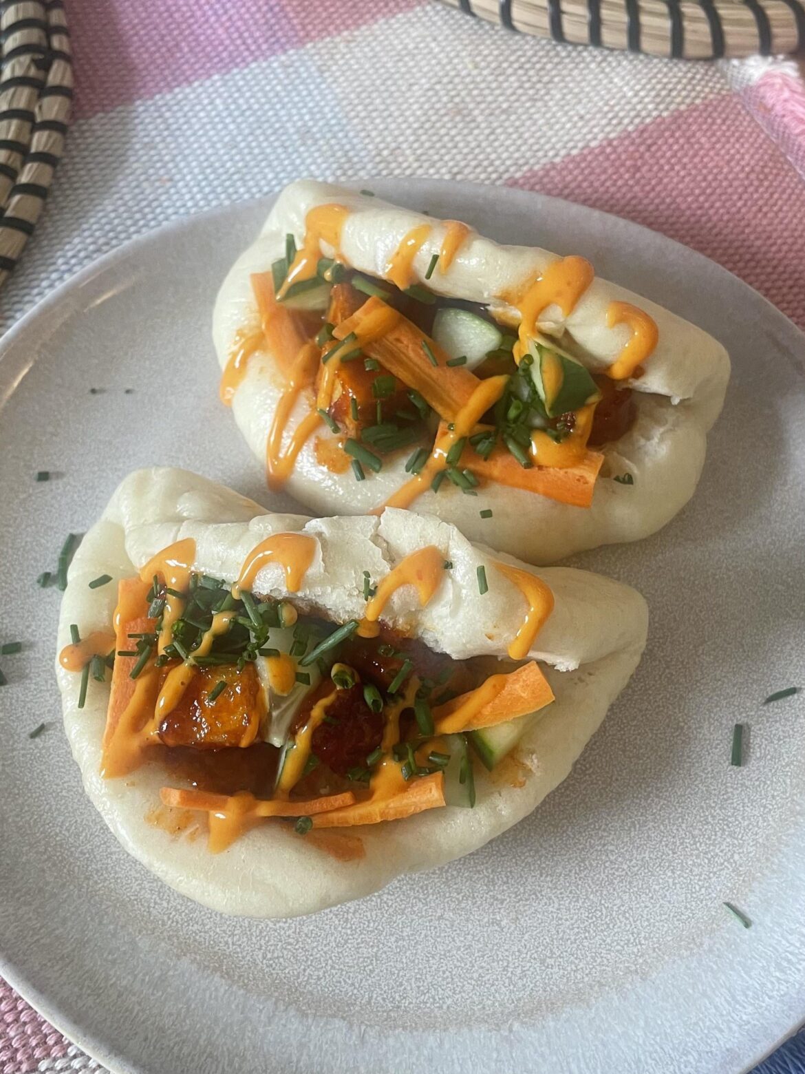 spicy tofu bao buns <3